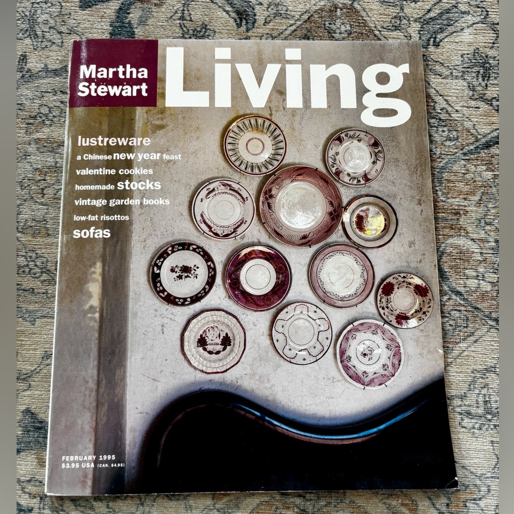 Vintage perfect Condition Martha Stewart Living Magazine February 1995 - Picture 2 of 7